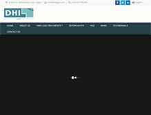Tablet Screenshot of dhiegypt.com